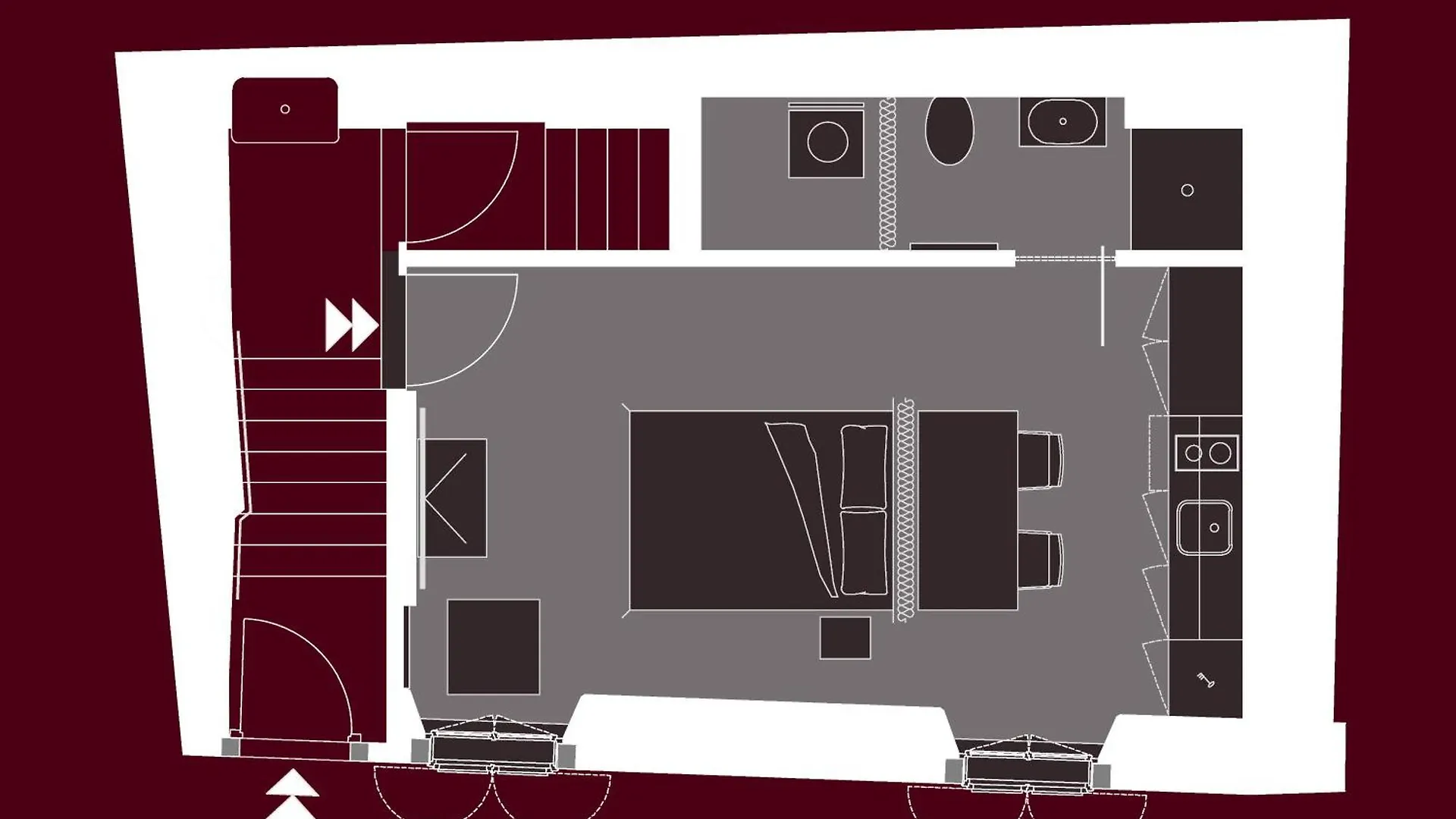 Bastinica Krk Studio Ap 2, Oldtown, Citycenter Krk Town