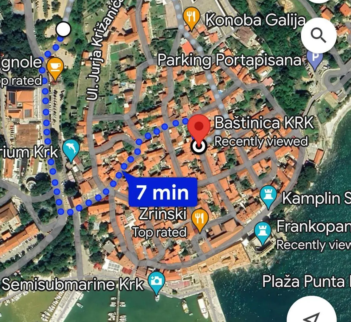 Bastinica Krk Studio Ap 2, Oldtown, Citycenter Krk Town 0*,  Croatia